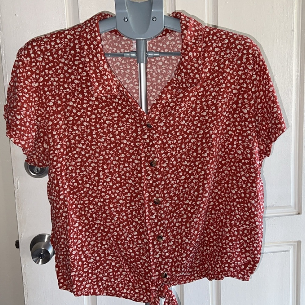 Crop Short Sleeve Top